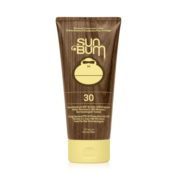 Sun Bum Original SPF 30 Moisturizing Sunscreen Lotion | Vegan and Reef Friendly Broad Spectrum UVA/UVB Sunscreen with Vitamin E | 177 ml, white