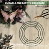 2 Pack Metal Wreath Frame 8 in Wreath Making Supplies,