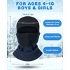 Helmet Liner Kids Balaclava Ski Mask Hood Boys Girls Fleece
