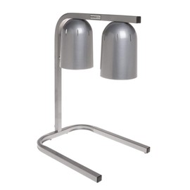 Nemco 6000A-2 Two Bulb Freestanding Heat Lamp - 120V