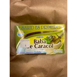 La salud es lo primero Snail Slime Soap (Javon Baba De Caracol) Exfoliates, Soften, Hydrates