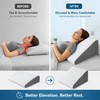 Wedge Pillow for Sleeping & Reading – Breathable Elevated Foam