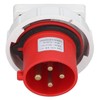 Waterproof Industrial Socket Nylon Brass 4 Pin Aviation Power Connector