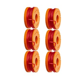 Eopzol WA0004 6 Pack of Replacement Spool line for Worx WG150 WG163 & Others Cover 50006531 String Trimmer (6 Spools)