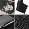 Proxima Direct Bar Mat, 12" x 6" PVC Black Drink