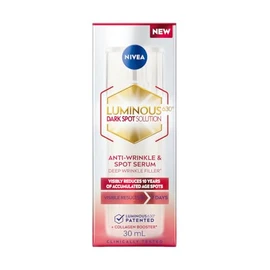 NIVEA LUMINOUS630 Dark Spot Solution Anti Wrinkle and Age Spot Serum for All Skin Types, Face Serum for Women with Hyaluronic Acid, For Even, Strengthened and Younger-Looking Luminous Skin, 30mL