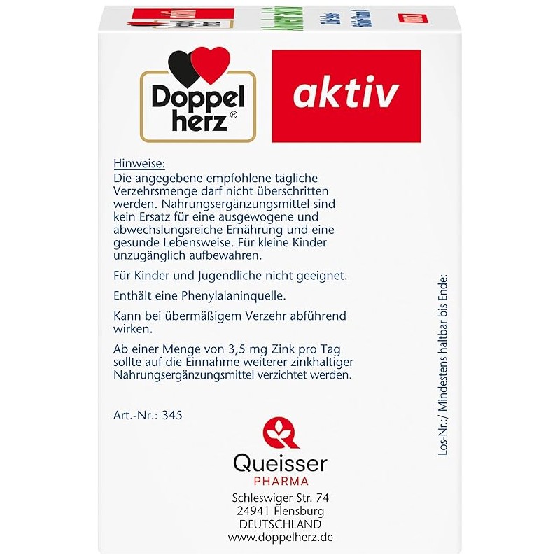 Doppelherz Active Direct Defence - Zinc, Selenium & Vitamin C