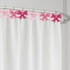 JarThenaAMCS 12Pcs Pink Bow Shower Curtain Hooks Cute Bow Knot