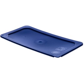 Carlisle 3058060 Smart Lids Third Size Polyethylene Lid, Dark Blue