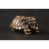 DMtse Chinese Feng Shui Brass Mini Cute Dragon Turtle Decor