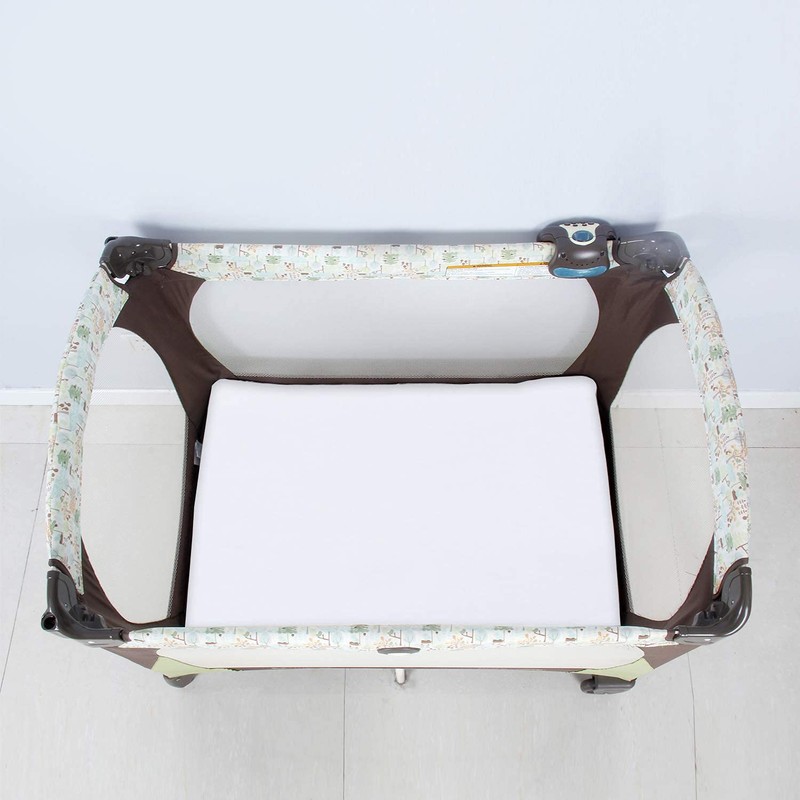 Travel Cot Sheets 95x65cm Fitted, 2 Pack Ultra Soft &