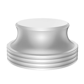 Tertullus Record Weight Stabilizer 14oz Lp Disc Stabilizer Aluminum Alloy Portable Turntable Clamp For Lp Vinyl Record Player-Silver