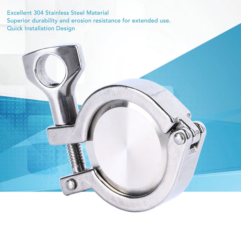 Clamp Chuck Blind Plate Set 304 Stainless Steel Pipe Weld