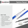 Liquidraw Mechanical Clutch Pencil 2mm With 8 x 2B Leads,