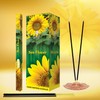 Flute Sunflower Incense Sticks - Square Pack of 200 Sticks