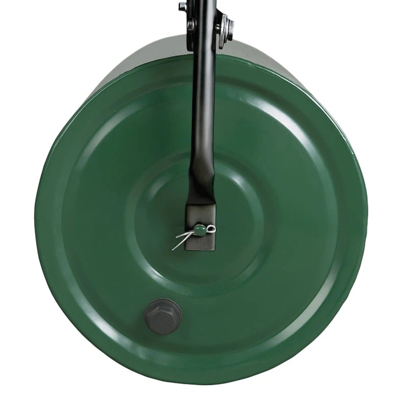 "16in Heavy Duty Steel Lawn Roller with U-Shaped Handle Fillable