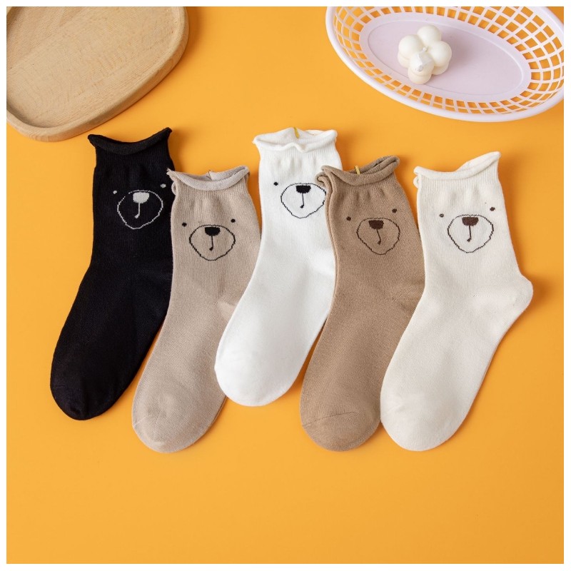 Lucky Box Pure Cotton Women's Summer Fashion Socks Random 10