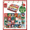 Christmas Advent Calendar 2024, 1008 Pieces Christmas Puzzle Jigsaw for