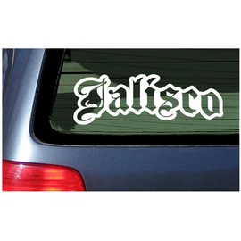 Jalisco Mexico State - White Window Sticker Decal Vinyl Pride