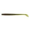 5" KUT Tail Worm Green Pumpkin W/RED Flake (10 Pack)