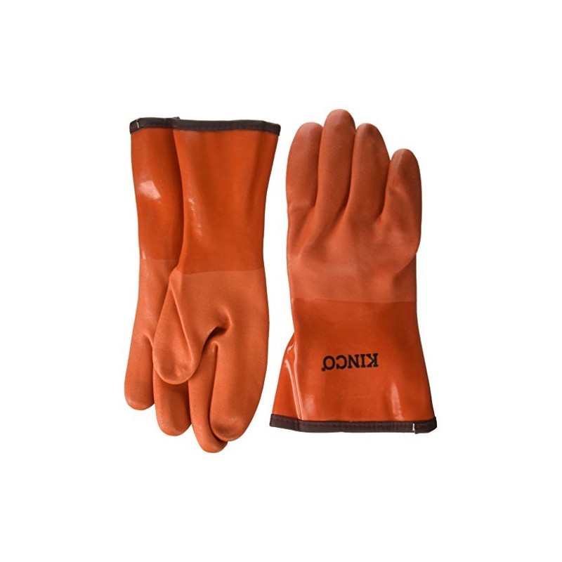 Kinco 035117818255 Coated Acrylic Lined Pvc 12" Work Gloves, Large,