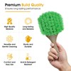 Nanoskin Pro-Grade 8.5" Car Detailing Brush - Durable Green Polystyrene