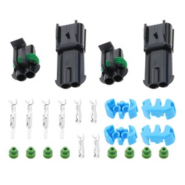 OTOTEC 2 Sets 2-Way Metri Pack Sealed Automotive Connector Series 280 for Most Automotive, Marine, Offroad and Agricultural Applications, Under the Bonnet with Connection Seal