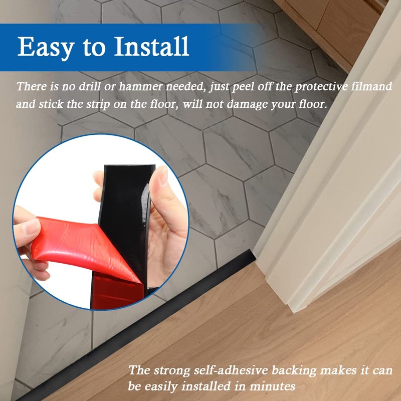 Floor Transition Strip Self Adhesive Floor Cover Strips Laminate 2"
