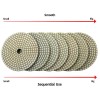 Roxx Tools 5" 125mm DIAMOND POLISHING PAD 8 PCS Granite