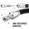 Peakloong 2PCS Reusable Hydraulic Fittings 1/4Inch ID Hydraulic Hose Field