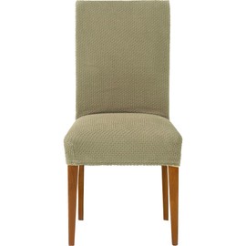 ECOMMERC3 | 2 Bi-elastic Jacquard Chair Covers Adaptable, Breathable and Total Protection – 2 Linen Chair Covers Easy Installation 100% Made in Spain