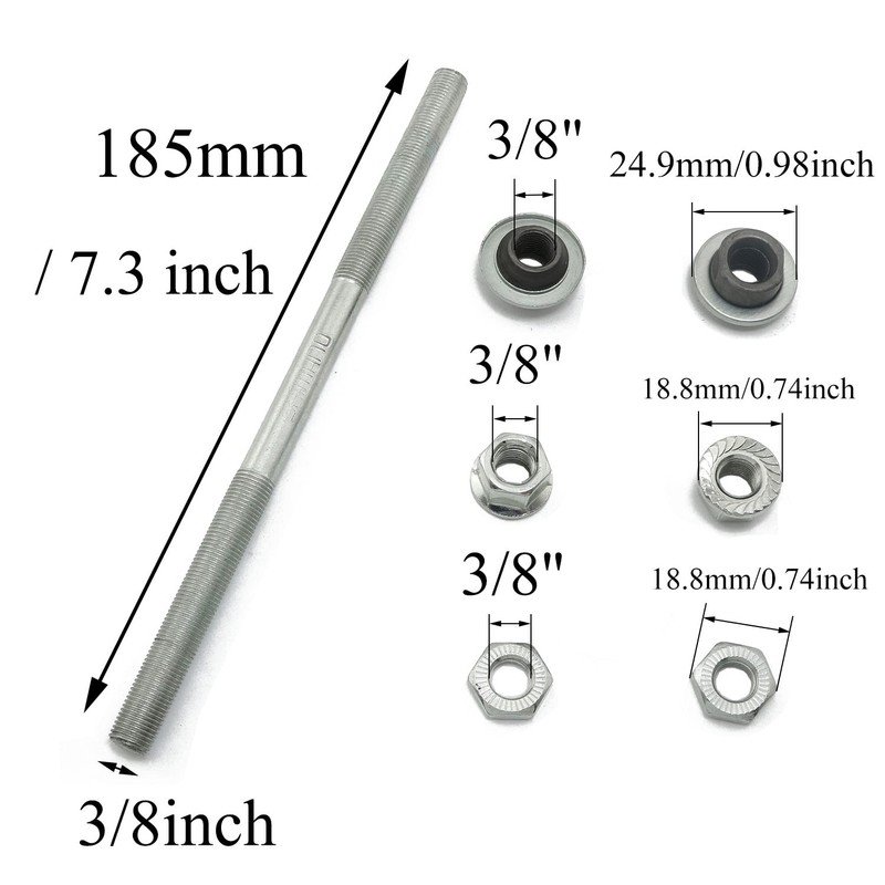 Pro Bamboo Kitchen 185mm Bicycle Multiple Speed Rear Hub Axle