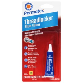 Permatex 24209 Blue Medium Strength 242 Threadlocker, 6mL