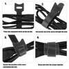 100Pcs Reusable Cable Ties - Adjustable Cable Straps, Black Hook