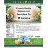 French Vanilla Cappuccino Decaf Black Tea (25 tea bags, ZIN:
