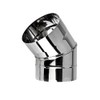 Stainless Steel Chimney Liner Elbow 45 Degree Metal Pipe Bend
