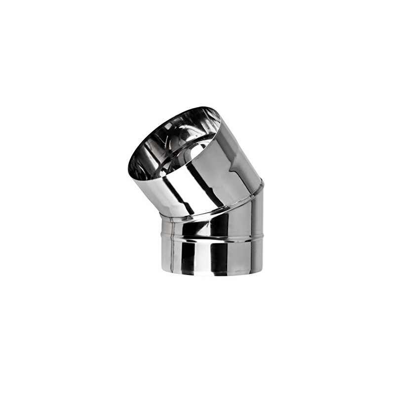 Stainless Steel Chimney Liner Elbow 45 Degree Metal Pipe Bend