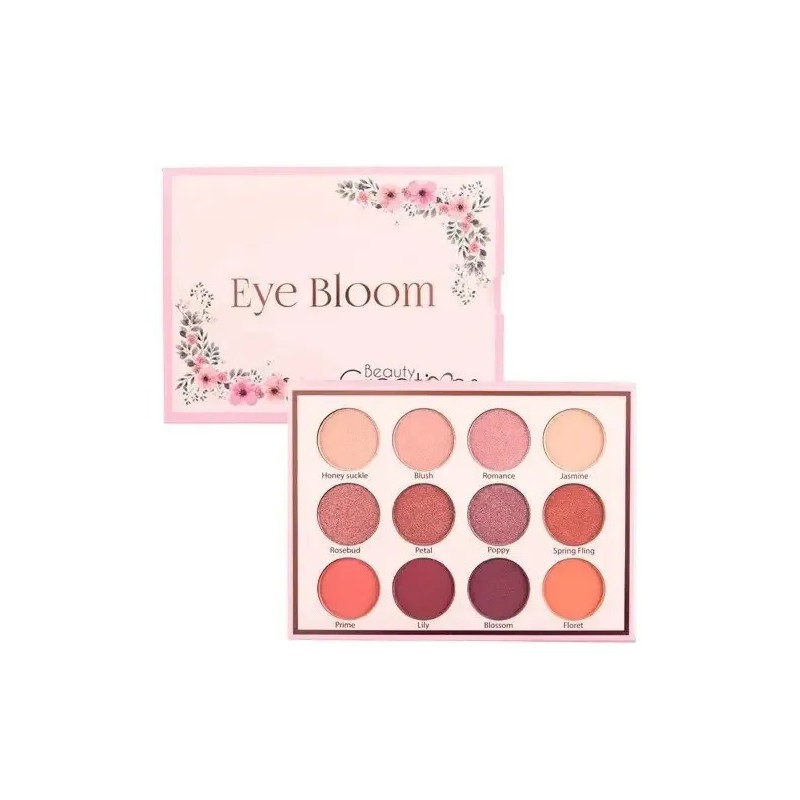 Beauty Creations - Floral Bloom, Paleta De 12 Sombras