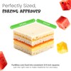 FUNBITES Sandwich Cutter for Kids Lunch, Mini Cookie Cutters, Bento