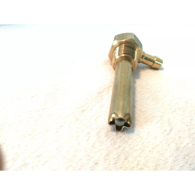 Temco 3/8" NPTF Brass Rollover Vent Valve 5/16" ID Hose