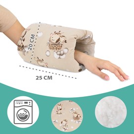Nursing Pillow Small Breastfeeding and Nursing Pillow for Travelling 20 cm - Nursing Muff Arm Pillow and Positioning Pillow Baby Arm Nursing Pillow Made of Soft Cotton Giraffe