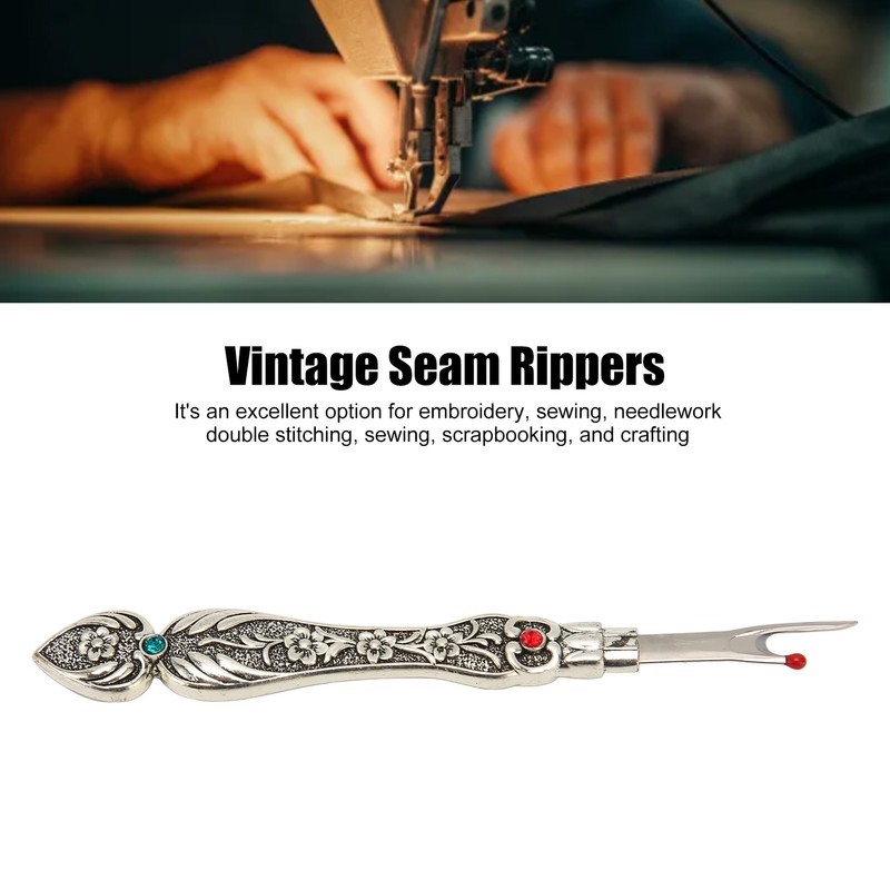 Retro Seam Rippers Alloy Exquisite Seam Removers Thread Ripper Tool