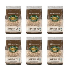 Nature's Path Organic Heritage O'S Cereal, 32 oz (Pack of 6), Non-GMO, Earth Friendly Packaging