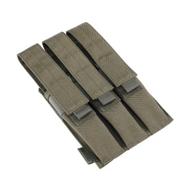 EXCELLENT ELITE SPANKER Tactical Open Top MP7 Kriss Single/Double/Triple Magazintasche(Triple-Olivgrün) …