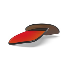 BLAZERBUCK Anti-salt Polarized Replacement Lenses & Sock Kit for Oakley Juliet - Fire Red