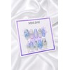 Blue Fairy Ribbon Handmade Nail Tips - Almond / 블루