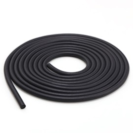Trimold Backer Rod for Gaps and Joints, Black Rubber Caulk Saver Weather Stripping Concrete Filler Rope (1/4in Diameter x 9.8ft Length)