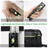 Huepar Magnetic Torpedo Level, Conduit Level with 4 Vials, 6.2