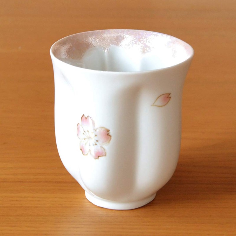 Graduation Celebration, Women's, Present, Cherry Blossom Petal Shape, Tea Cup,