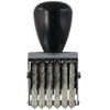 EZBUYGO 6 Digit Roller Stamp 4mm Plastic Office Changeable Number